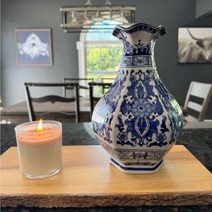 Vintage Blue & White Vase